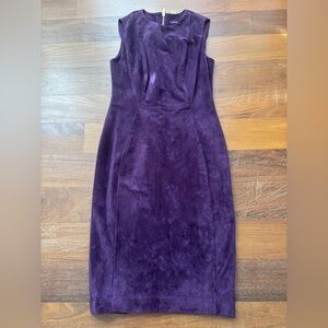 Calvin Klein Deep Purple Midi Dress